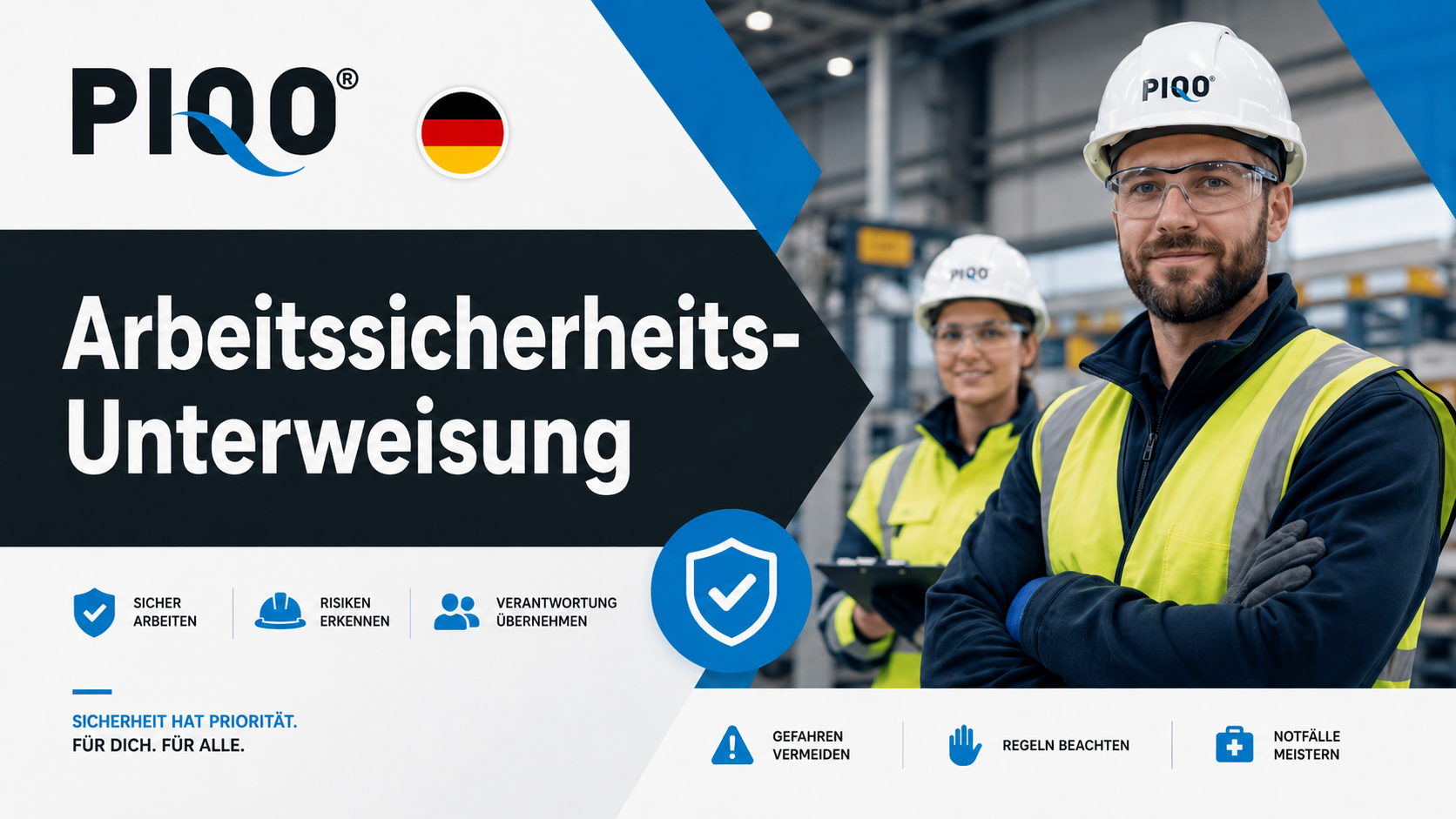 Kurz-Unterweisung für neue Mitarbeiter